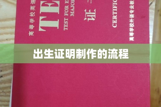兴仁出生证明制作的流程